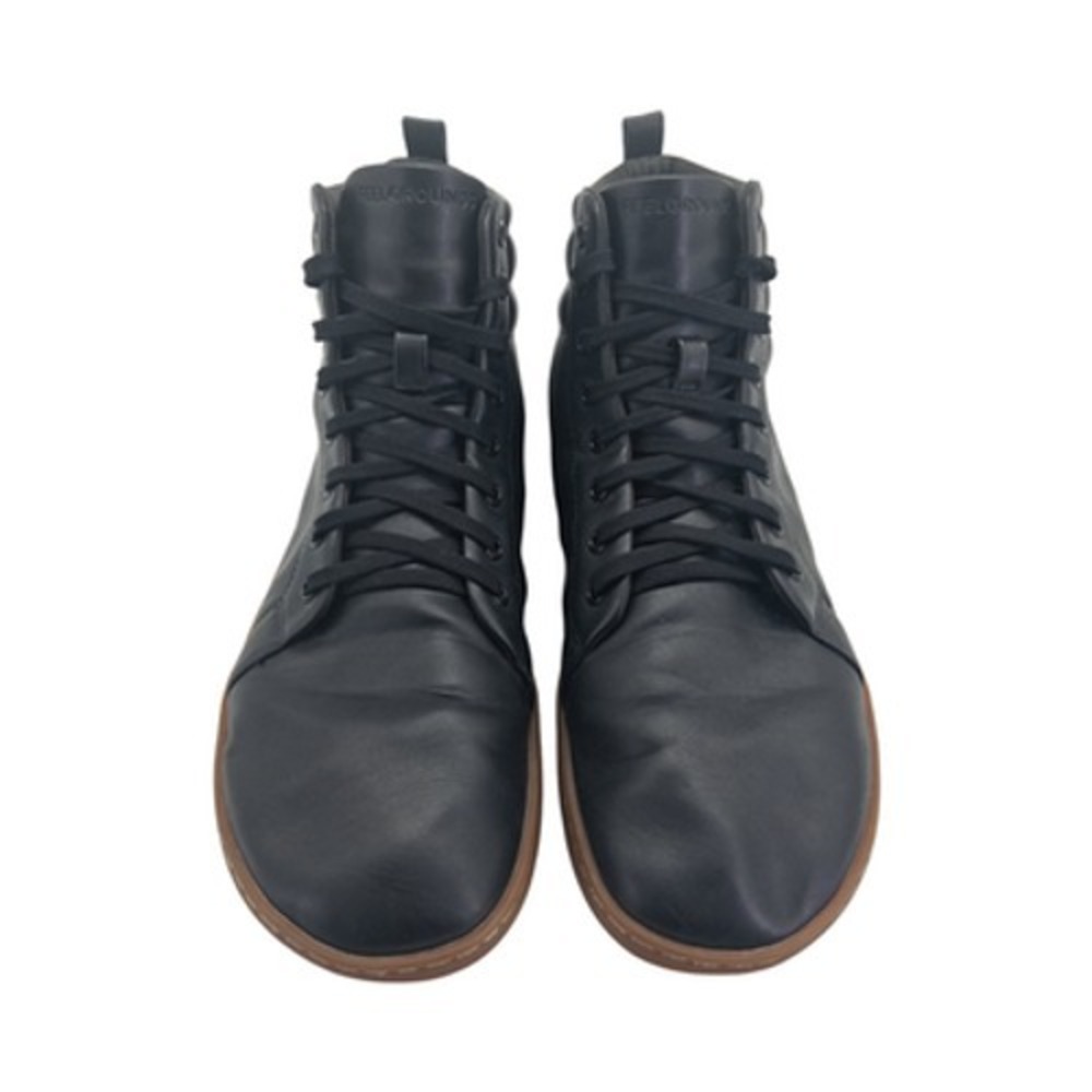 FEELGROUNDS Shoes Mens Size 14 Black Synthetic High Top Barefoot Casual Sneakers - Picture 2 of 13